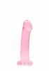 REALISTYCZNE DILDO ANALNE NA PRZYSSAWCE RÓŻOWE 17,8 CM